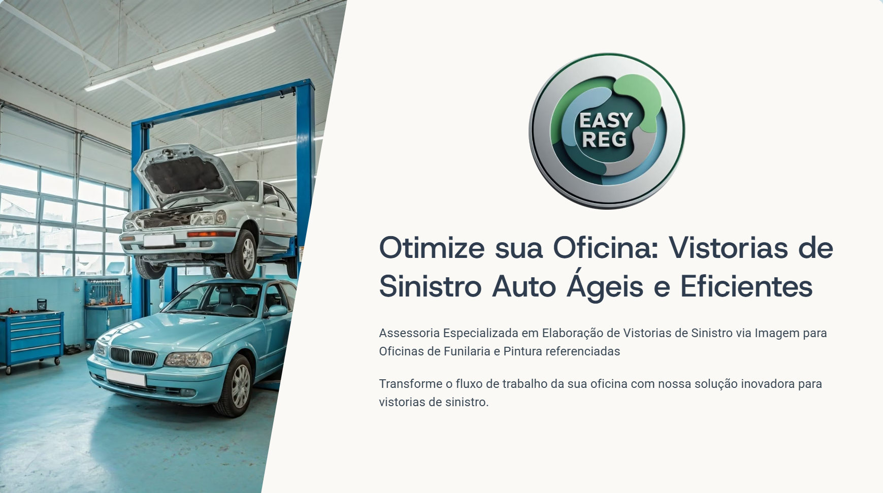 Atendimento rápido Easy Reg